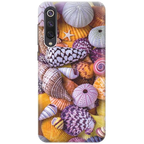 фото Re:paчехол - накладка artcolor для xiaomi mi 9 se с принтом "разноцветные ракушки"