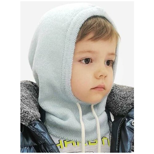 фото Шапка gnk, голубой, 50-52 g'n'k