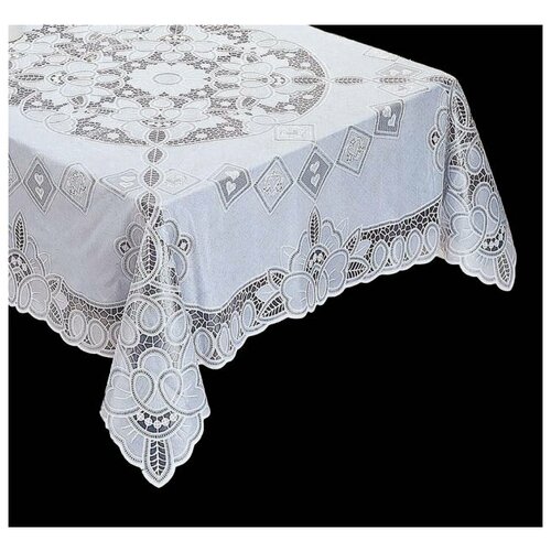 Скатерть ПВХ 137х180, бежевая