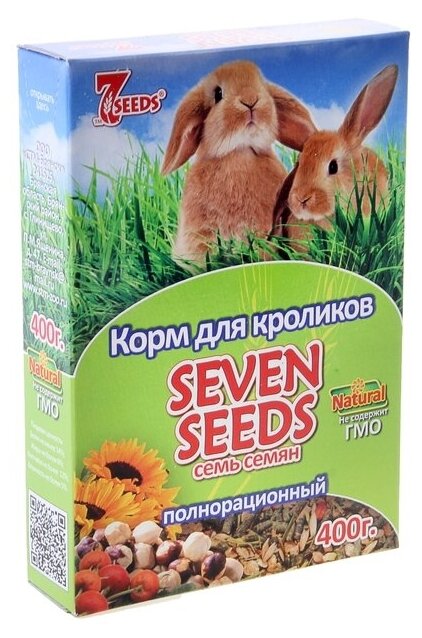 Корм Seven Seeds для кроликов, 400 г 1078701