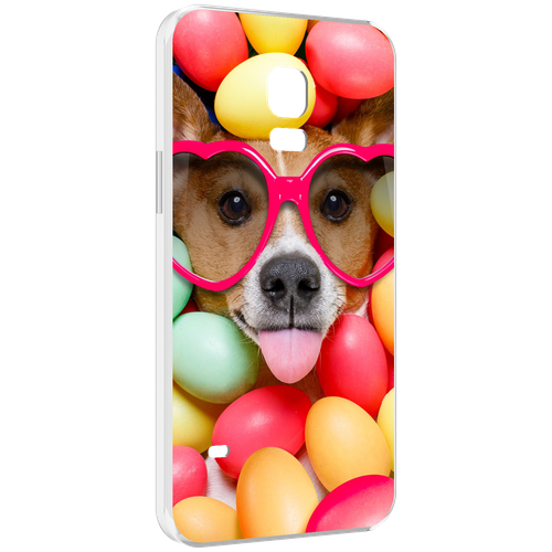 Чехол MyPads Собака-в-яйцах для Samsung Galaxy S5 mini задняя-панель-накладка-бампер чехол mypads собака в яйцах для samsung galaxy s23 задняя панель накладка бампер