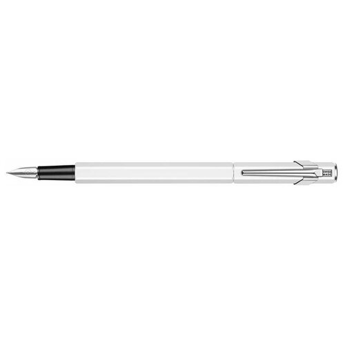 Ручка перьев. Carandache Office 849 Classic (840.001) Laquer White M сталь нержавеющая подар. кор.