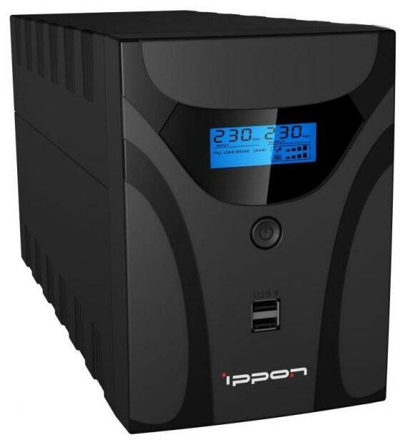 Источник бесперебойного питания Ippon Smart Power Pro II Euro 2200 2200VA Черный