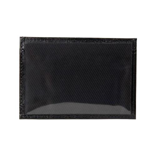 фото Кредитница cayman, натуральная кожа, 2 кармана для карт, черный
