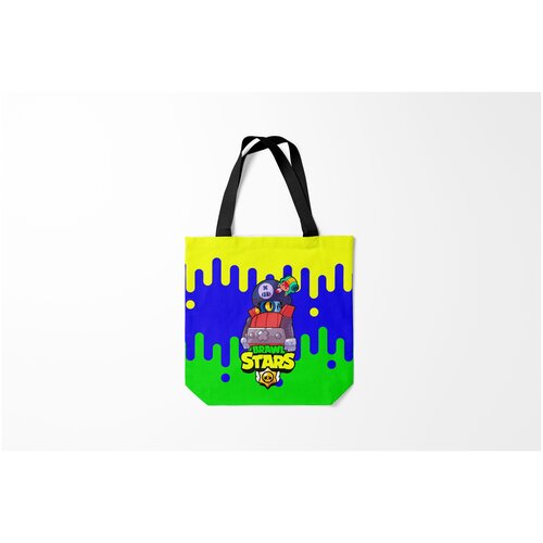 фото Сумка-шоппер / 40х40 см / геймерам / brawl stars леон х дэррил burnettie