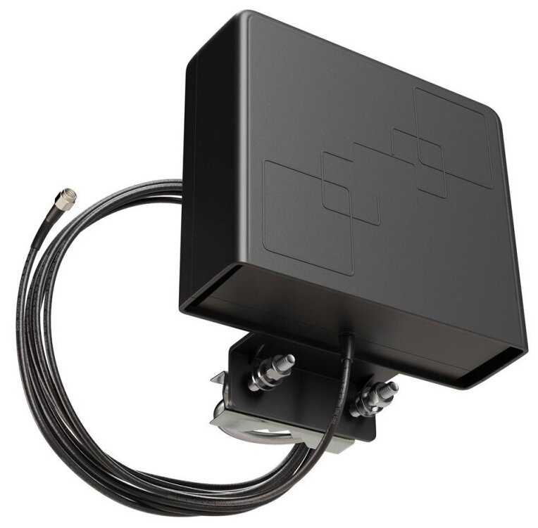 Антенна РЭМО BAS-2345 Flat Mini, 690-900/1700-2700 МГц, пасс, уличная, чер