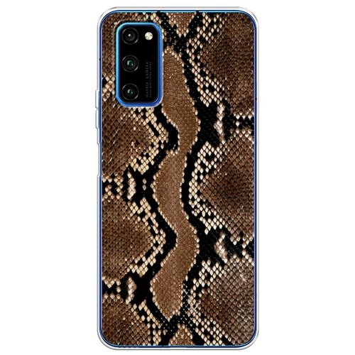 фото Силиконовый чехол "кожа питона" на honor view 30/view 30 pro / хонор вью 30/вью 30 про case place