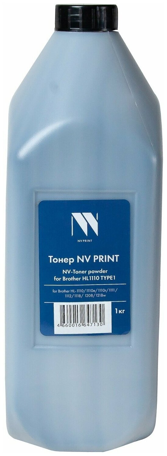 Тонер NV Print NV-HL1110-TYPE1-1KG для принтеров Brother HL1110 TYPE1, 1кг