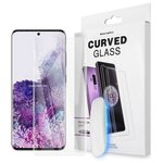 Защитное стекло UV для Samsung Galaxy S20 Ultra (Самсунг Гэлакси С20 Ультра), закругленные края - изображение