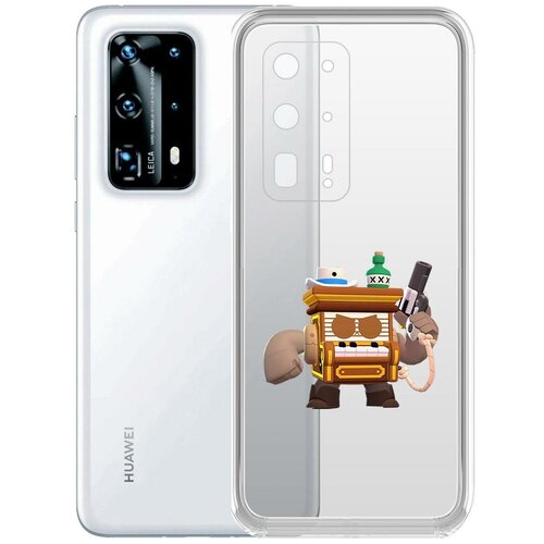 фото Чехол-накладка clear case brawl stars-8-бит из салуна для huawei p40 pro+ krutoff group
