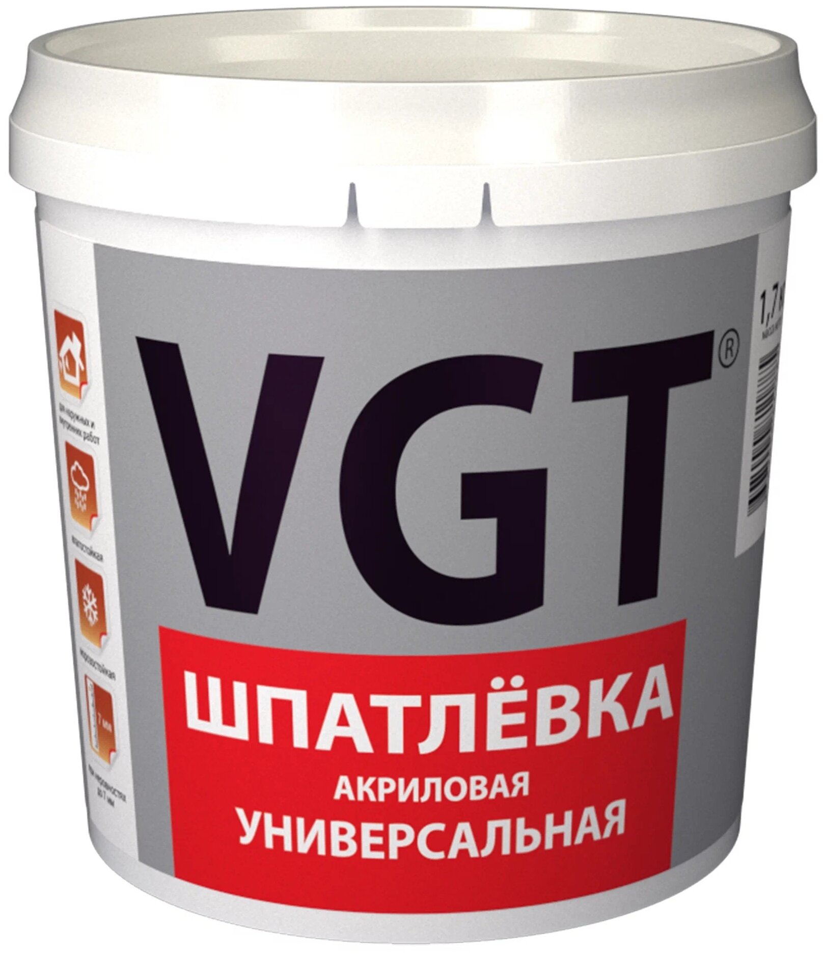 Шпатлевка VGT акриловая универсальная выравнивающая