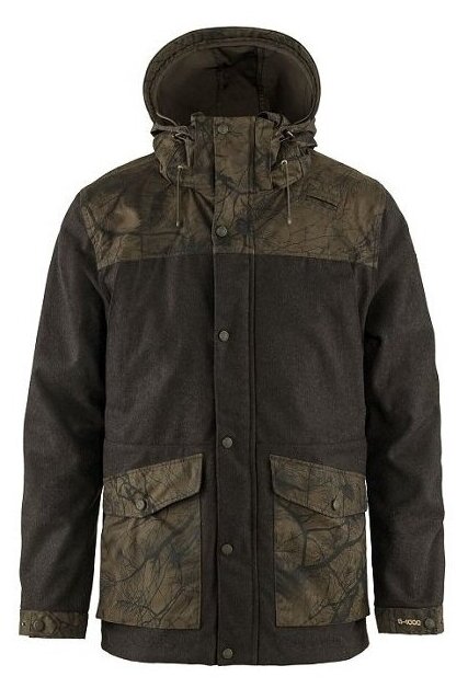 Куртка Fjallraven Varmland Wool JacketDark Olive Camo 