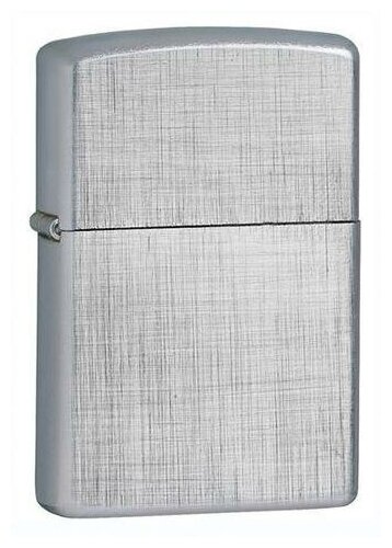 Zippo с покрытием Brushed Chrome латунь/сталь серебристая матовая 36x12x56 мм