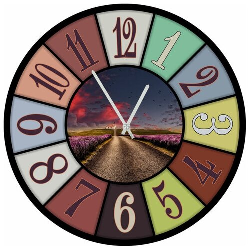 фото Svs настенные часы svs 4002768 дорога к дому