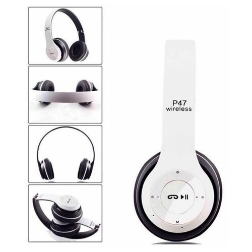 P-47 наушники большие - гарнитура мониторные bluetoothFMTF 105900₽