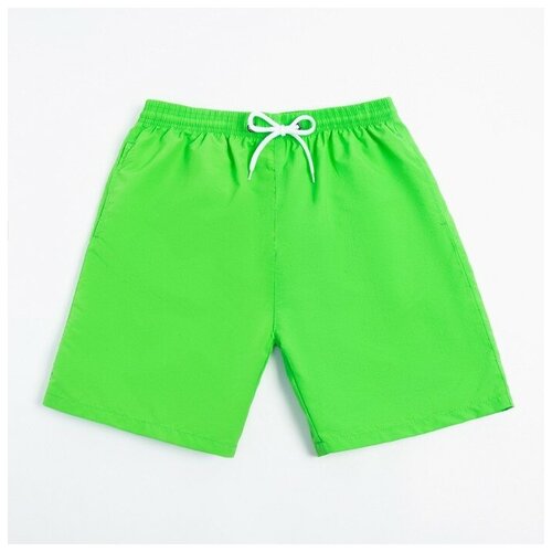 фото Minaku плавки купальные мужские однотонные, minaku цвет зелёный, размер 52