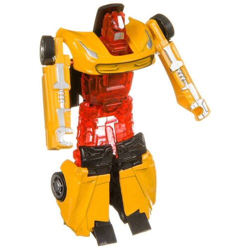 Купить Трансформер Play Smart металлическая, машина-робот, Авторобот разрушитель, 16х11х4 см (125715), желтый/красный