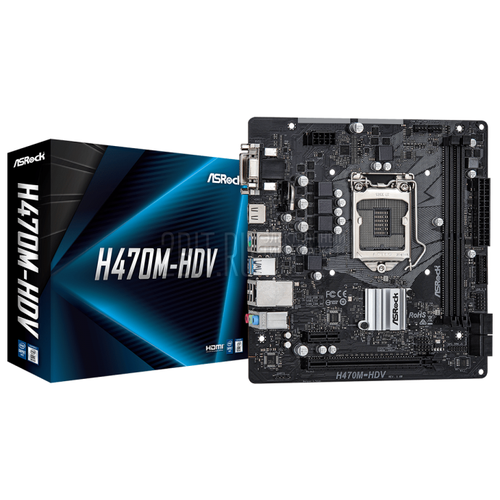 Материнская плата ASRock H470M- HDV (LGA1200)