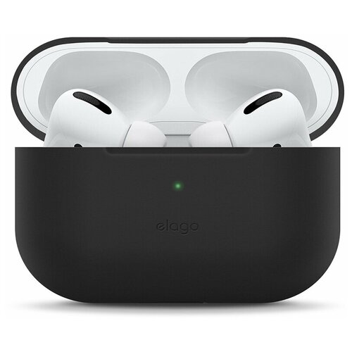фото Чехол elago для airpods pro slim silicone case black