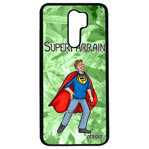 фото Противоударный чехол на телефон // xiaomi redmi 9 // "суперкрестный" крестины смешной, utaupia, светло-зеленый