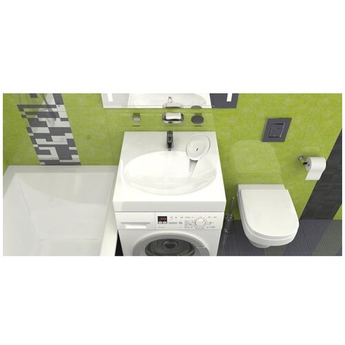 Раковина над стиральной машиной BERGG ZETT lab Мейси V5D1 (60х60) код 100637