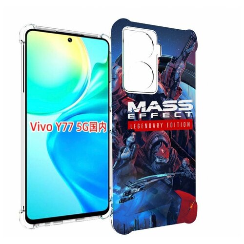 Чехол MyPads Mass Effect Legendary Edition для Vivo Y77 5G задняя-панель-накладка-бампер чехол mypads mass effect legendary edition для meizu m3 note задняя панель накладка бампер