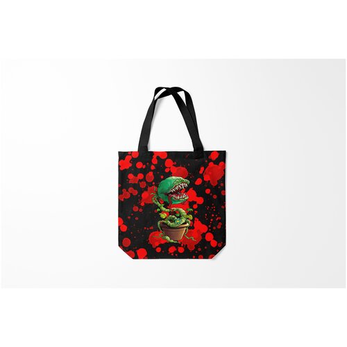 фото Сумка-шоппер / 40х40 см / популярные иллюстрации / природа монстр burnettie