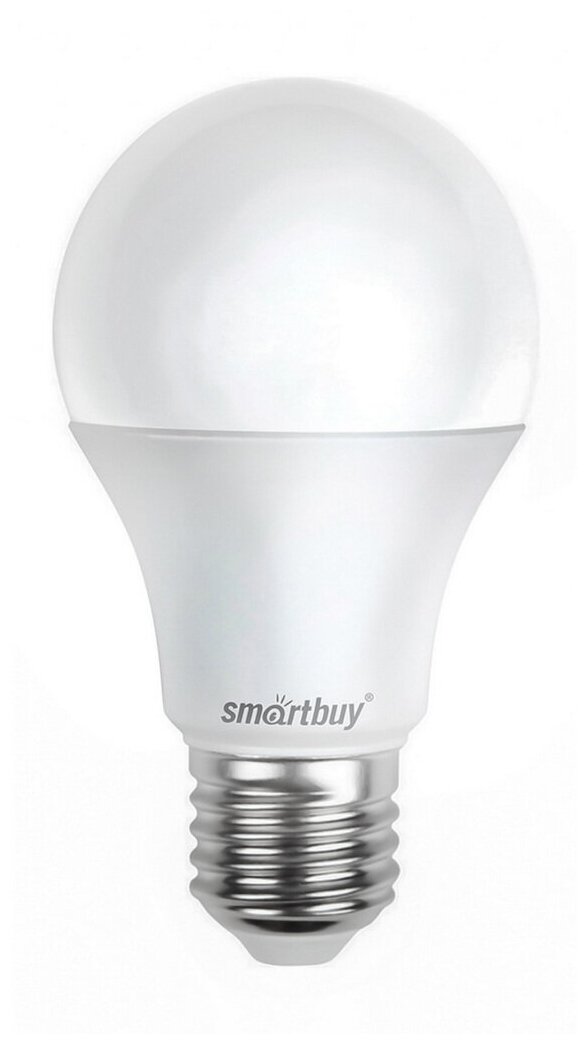 Лампа светодиодная SmartBuy SBL 3000K, E27, A60, 13 Вт, 3000 К