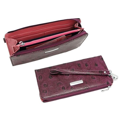 фото Женский кожаный кошелек на молнии sergio valentini св 3145-070