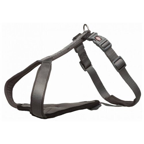 Шлейка Premium Y-harness, S: 42–50 см/15 мм, графитовый