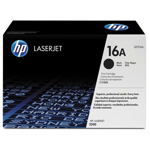 Картридж лазерный HP 16A Q7516A чер. для LJ 5200 1 шт.