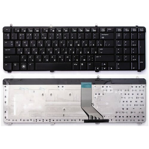 Клавиатура для ноутбука HP Pavilion DV7 DV7-2000 DV7-2100 DV7-2200 DV7-3000 черная 117000₽
