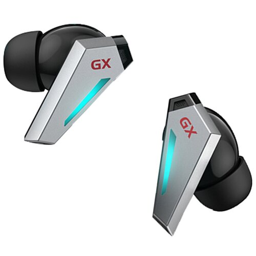 Гарнитура игровая Edifier GX07, для компьютера/мобильных устройств, вкладыши, bluetooth, серый / черный