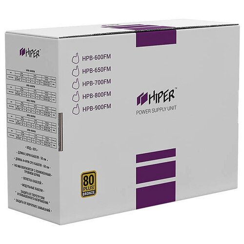 Блок питания HIPER HPP-500 318500₽