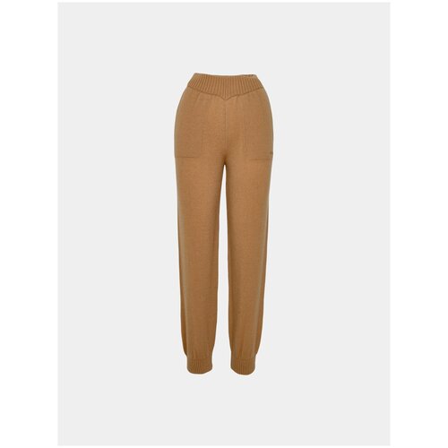 Брюки MSGM Wool Trousers, бежевый, XS