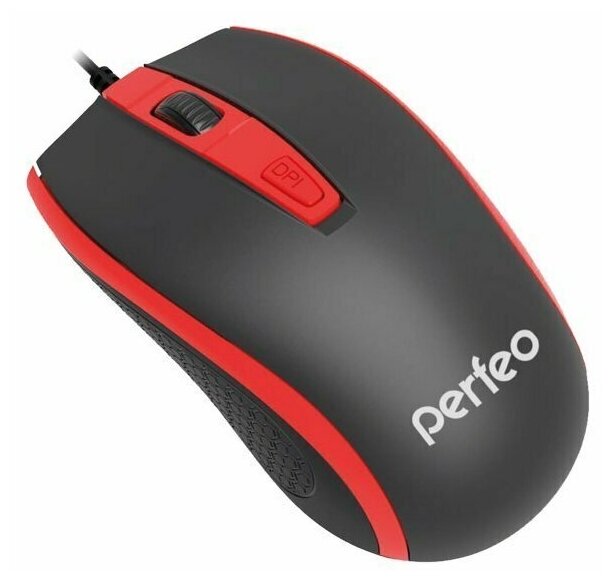 Мышь Perfeo PF-383-OP-B/RD PROFIL Black-Red USB