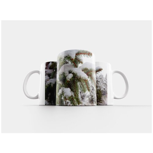 фото Кружка "ель, снег, зима" 320 мл lotsprints