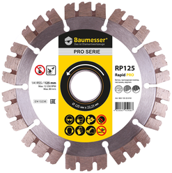 1A1RSS/C3-H 125*2.0/1.5*22.225-16 HIT Baumesser Rapid PRO