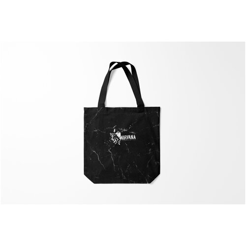 фото Сумка-шоппер / 40х40 см / рок / nirvana burnettie