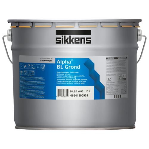 Краска акриловая Sikkens Alpha BL Grond матовая белый  2.5 л