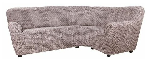 Чехол для мебели: Чехол на классический угловой диван Сиена Сатурно коричневый