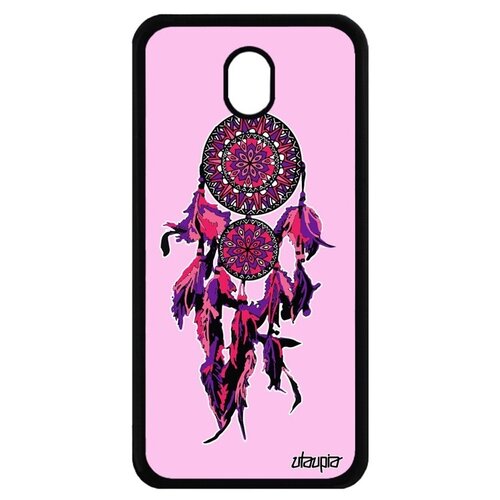фото Красивый чехол на смартфон // galaxy j7 2017 // "ловец снов" индейский этничный, utaupia, розовый