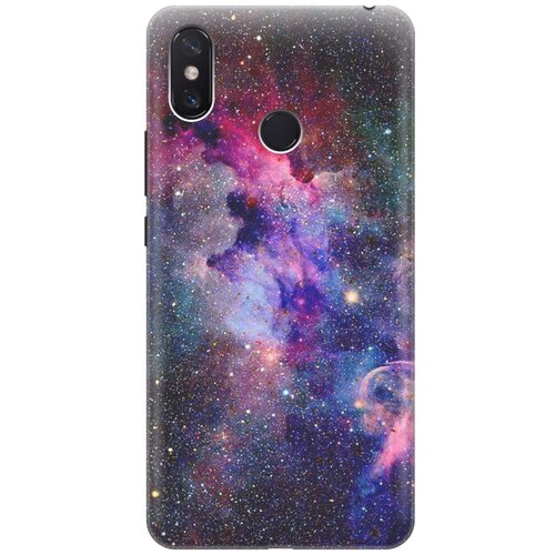 фото Gosso ультратонкий силиконовый чехол-накладка для xiaomi mi max 3 с принтом "открытый космос"