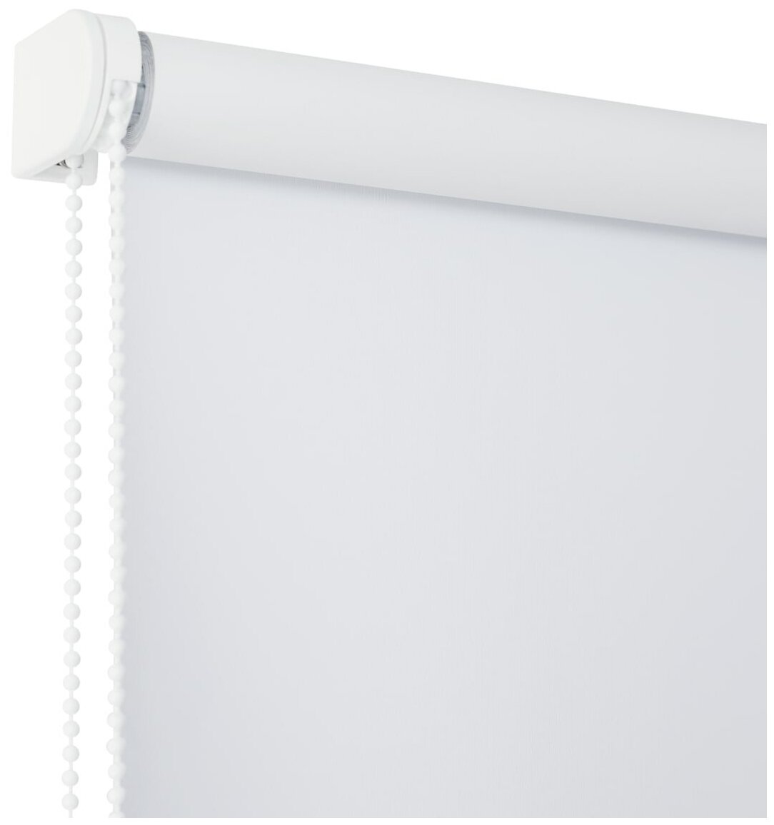 Штора рулонная блэкаут Inspire Santos 40x160 см белая - фотография № 4
