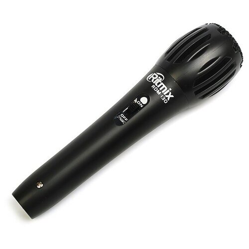 Микрофон Ritmix RDM-130 black, 50-1600 Гц, штекер 6.3 мм RITMIX 2687011