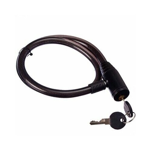 Замок велосипедный противоугонный тросовый эконом металл ПВХ 469₽