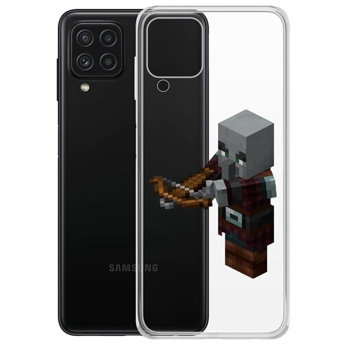 Чехол-накладка Krutoff Clear Case Разбойник для Samsung Galaxy A22/M22 (A225/M225) чехол накладка krutoff clear case minecraft разбойник для realme c11 2021