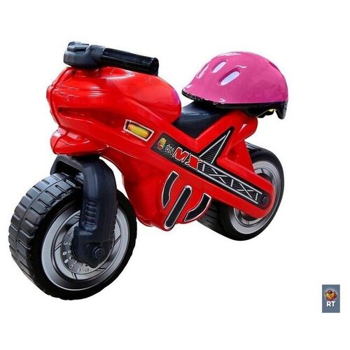 Купить 46765 Каталка-мотоцикл MOTO MX со шлемом, Полесье