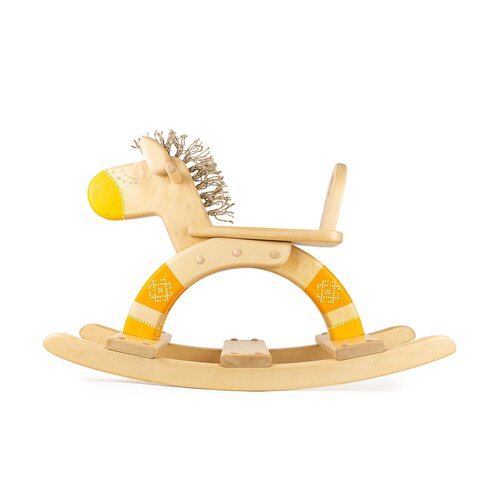 Детская качалка WOODYCREW (размер S) деревянная лошадка Dorothy из берёзы
