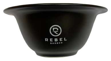 Фарфоровая чаша для бритья REBEL BARBER Black Matt Shaving Bowl